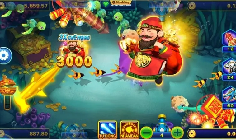 Chiến thuật săn Thần tài hiệu quả trong game Bắn Cá Thần Tài Tại Fafa191