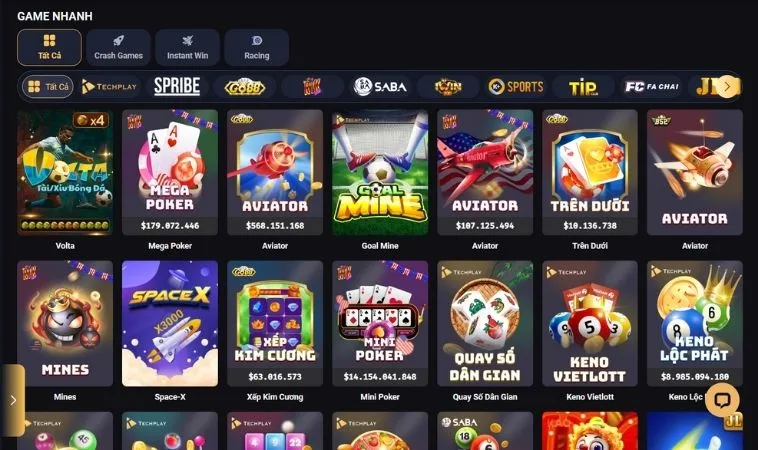 Đa dạng các thể loại game nhanh để trải nghiệm tại nhà cái FAFA191