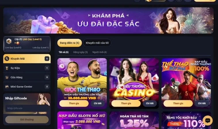 Đa dạng các chương trình khuyến mãi Fafa191 tặng người chơi