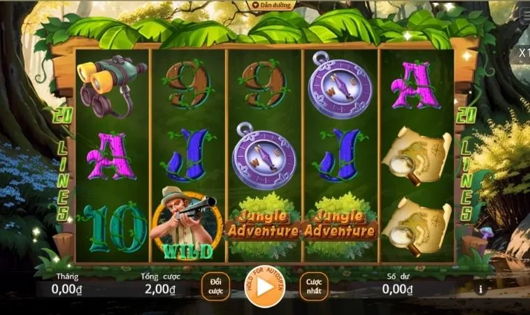 Giao diện chơi Nổ Hũ Rừng Xanh Tại Fafa191